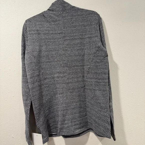 Lululemon Athletica Ready to Rulu Gray Patterned Turtleneck - Picture 3 of 5